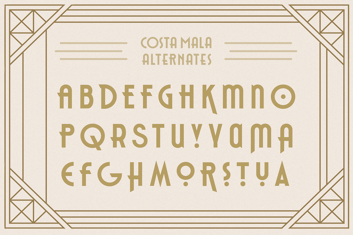 Costa Mala, a Sans Serif Font by Larin Type Co. (Photo 10 of 10)