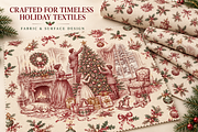 Christmas Tree Decorating Toile Pack, a Pattern Graphic by Olya Creative (Thumbnail 2 of 7)
