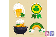 St. Patrick's Day Element Collection, an Object Graphic by MISS CHATZ (Thumbnail 1 of 3)