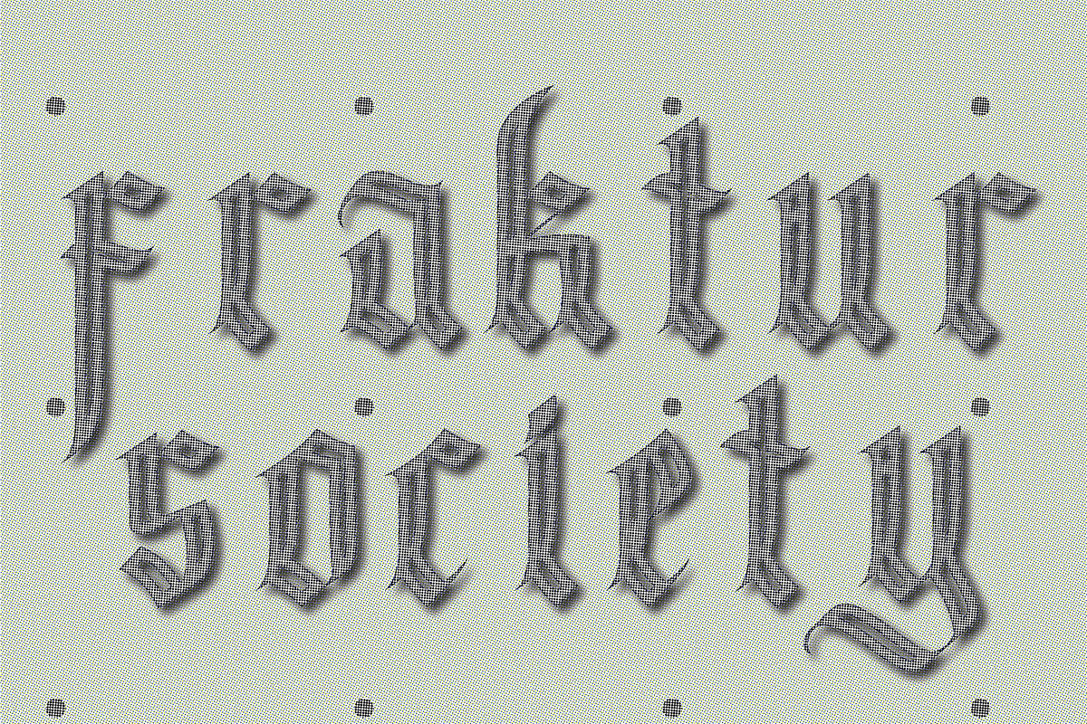 Fraktur Society, a Blackletter Font by cromatixclassroom (Photo 8 of 9)