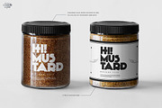 Mustard Jar Mockup, a Cups & Container Mockup by Denny's Mock-ups (Thumbnail 2 of 8)