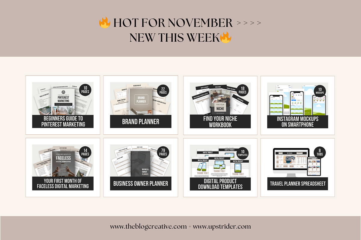The Digital Products Library MMR, a Social Media Template by The Blog Creative (Photo 8 of 10)