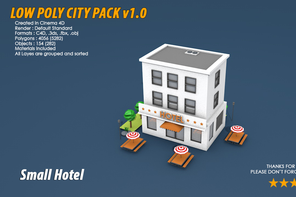 Low Poly City Pack 1, an Architecture 3D Model by multimedia4ds (Photo 17 of 40)