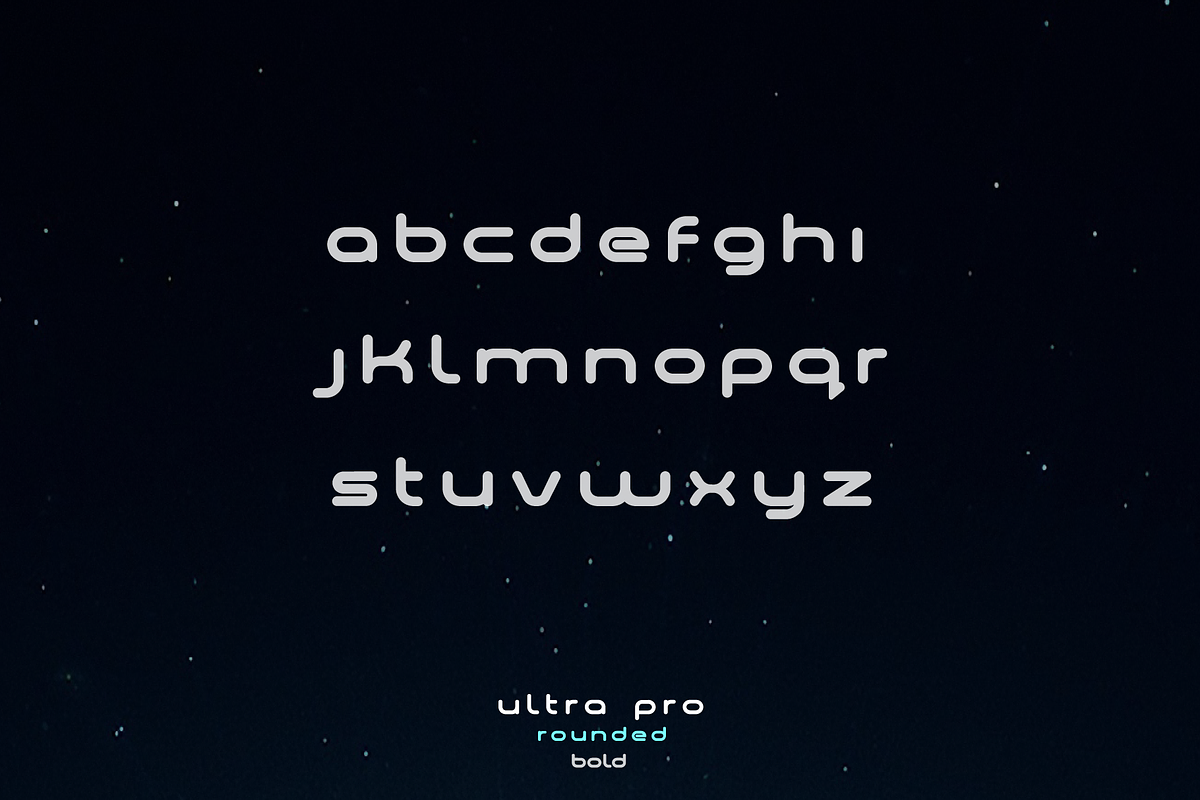 Ultra Pro Rounded Font Family preview 8