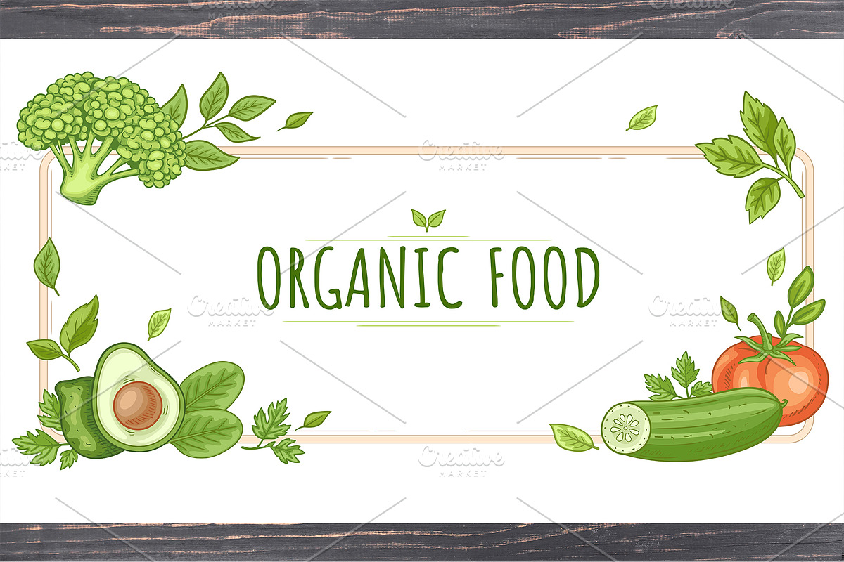 Organic Food and Eco Grocery Kit, a Food Illustration by Artspace (Photo 5 of 11)