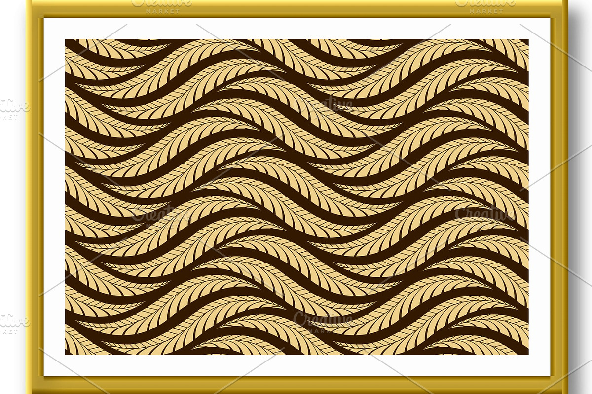 The geometric pattern with wavy, a Pattern Graphic by RODINA (Photo 2 of 3)