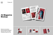 A4 Magazine Mockup, a Magazine Template by Amigos__46 (Thumbnail 1 of 9)