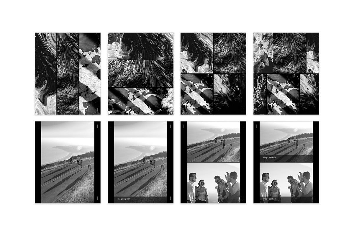 Striking B&W Instagram Post Template, a Social Media Template by PresentationDesignStudio (Photo 8 of 12)