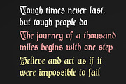 Foldaky Shield Blackletter Font, a Blackletter Font by skiiller studio (Thumbnail 3 of 7)