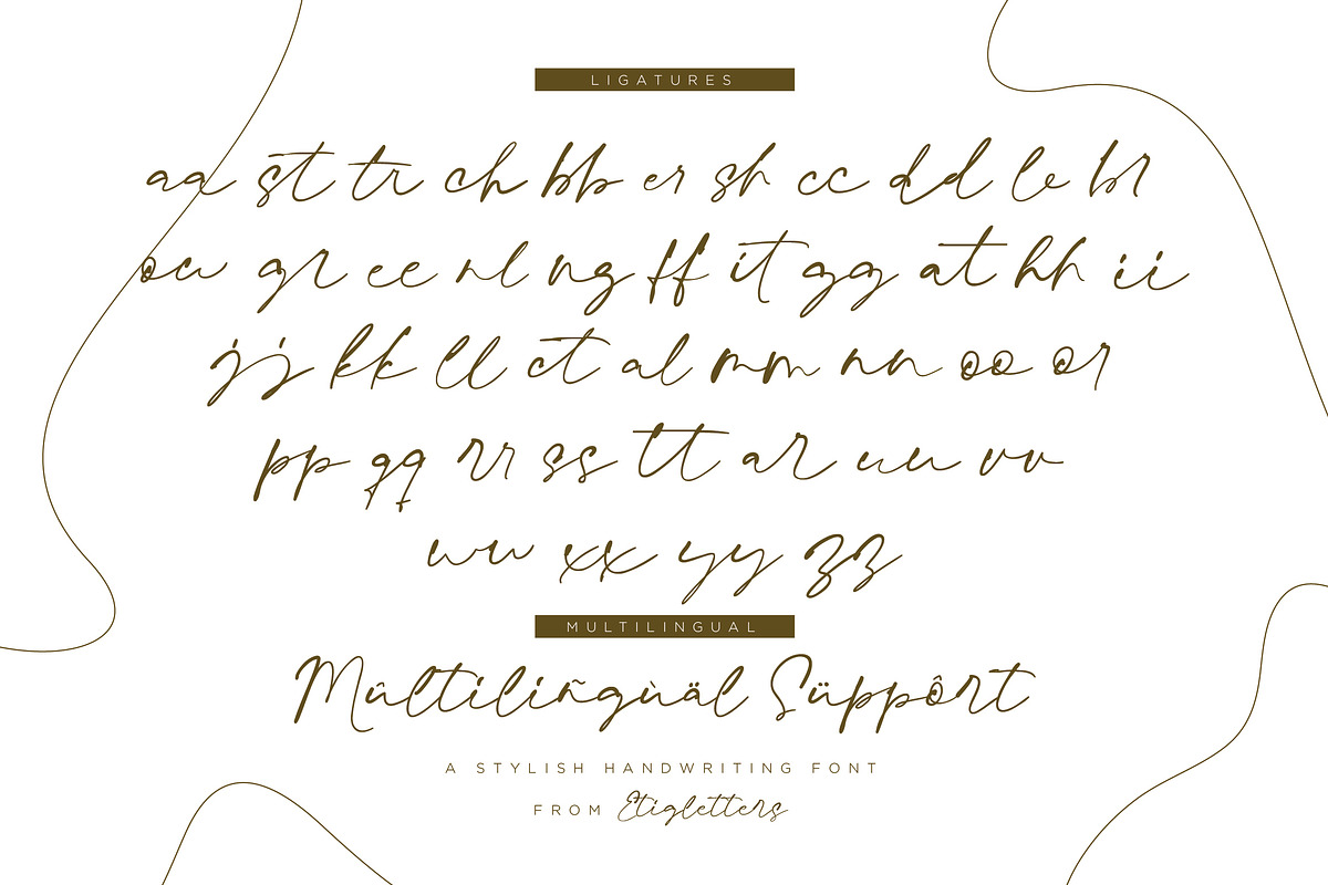 One Thousand Handwriting, a Script Font by etigletters (Photo 14 of 15)