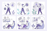 Smart Finance – Fintech Illustration, a Finance Illustration by ZP Design (Thumbnail 6 of 6)