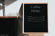 Hand written font. Adouci letters, a Sans Serif Font by Volf Mockups (Thumbnail 3 of 9)