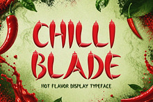 CHILLI BLADE - Display Font