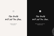 Rawthentic – Textured Marker Font, a Script Font by Letteratom (Thumbnail 5 of 8)