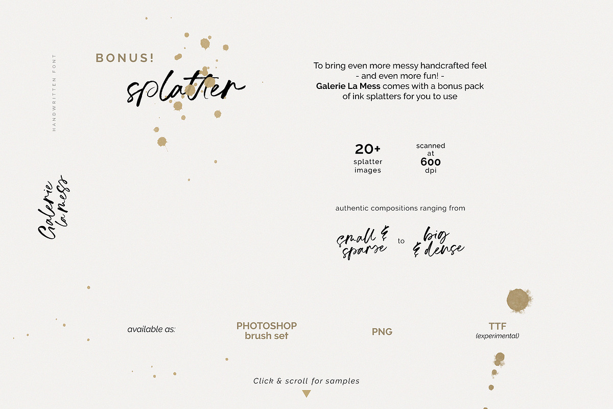 Galerie La Mess Font Free Downloadv - UIFreebies