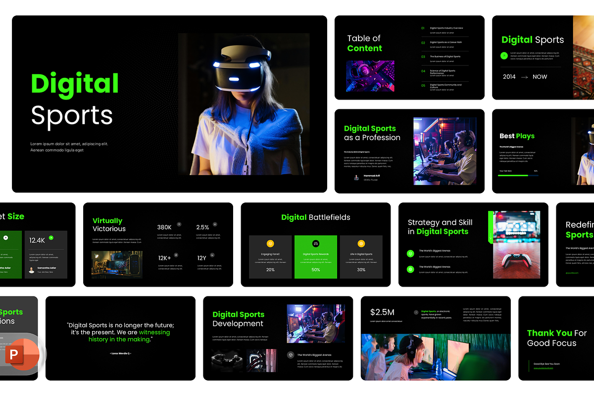 Esports Gaming Presentation, a Presentation Template by Hammad Arif (Photo 1 of 2)