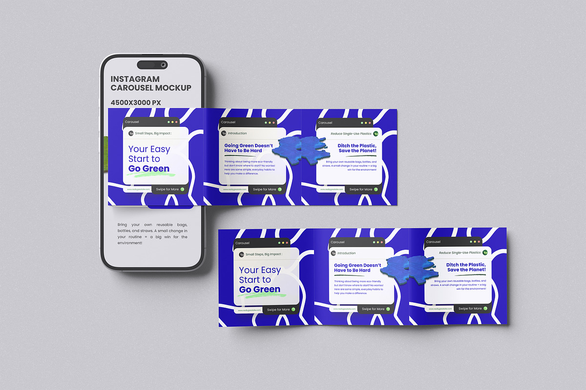 Carousel Mockup, an Advertising Mockup by Afif_studio (Photo 2 of 6)