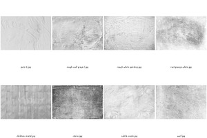 40 Neutral White Grunge Textures