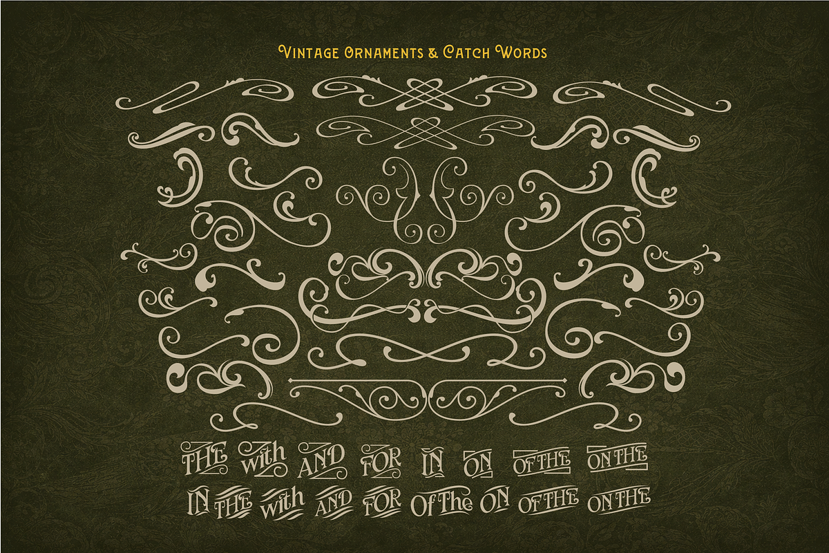 Libston - Luxurious Vintage & Extras, a Serif Font by Fortunes Co (Photo 13 of 14)