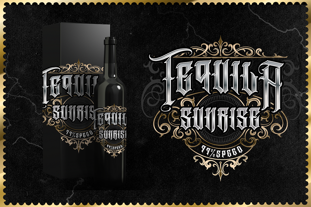 NUMERO, a Blackletter Font by dansdesign (Photo 2 of 7)