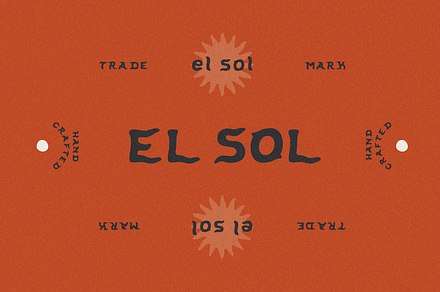 El Sol, a Font by James Coffman Design