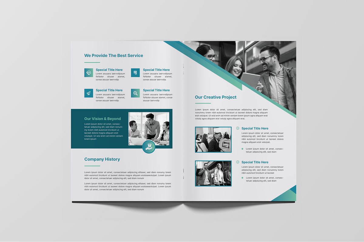 Multipurpose Business BifoldBrochure, a Brochure Template by MMPixelCraft (Photo 3 of 4)