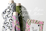 Organic flow. Vibrant patterns, a Pattern Graphic by PaperJamLab (Thumbnail 5 of 10)