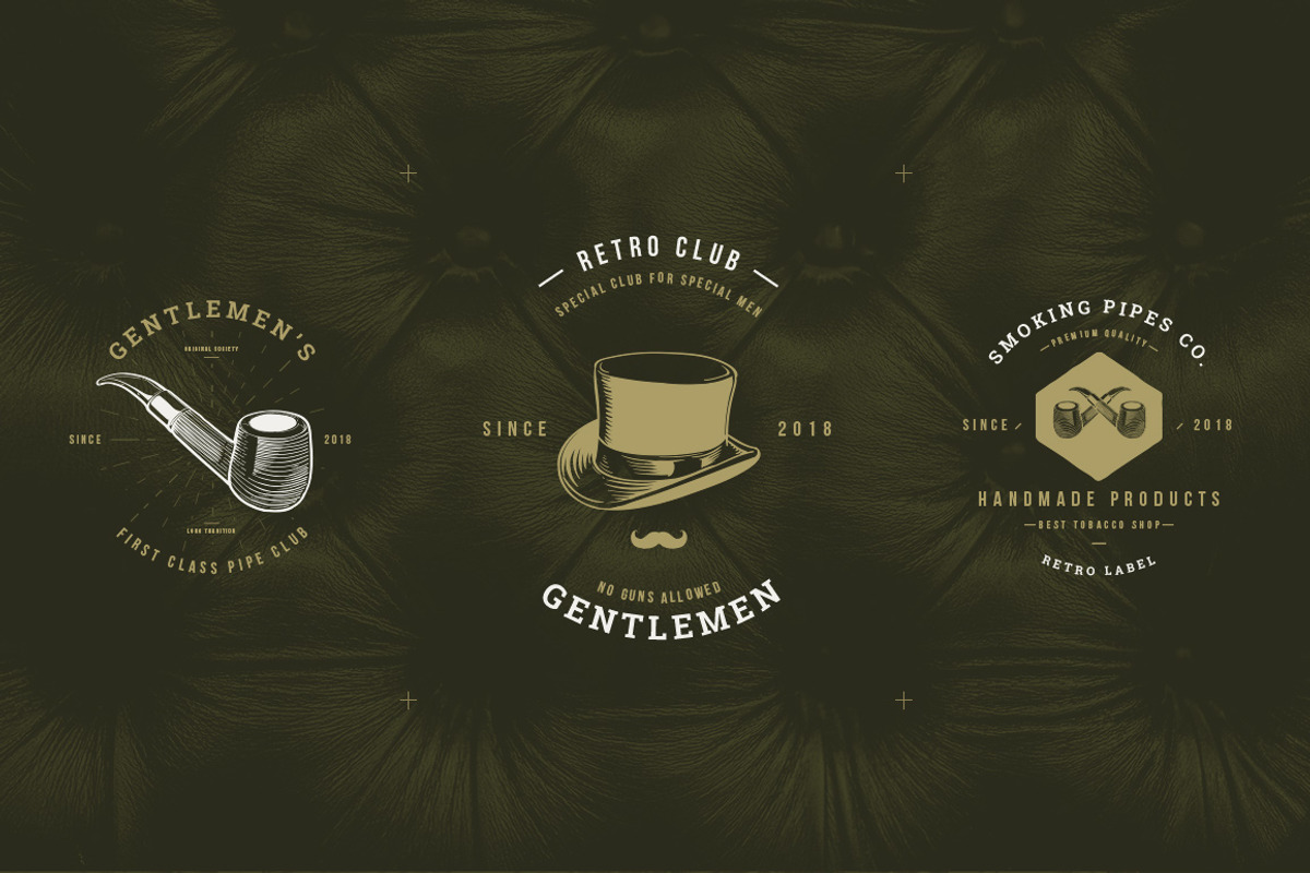 Vintage Badges vol 3, a Branding & Logo Template by blauananas (Photo 9 of 9)