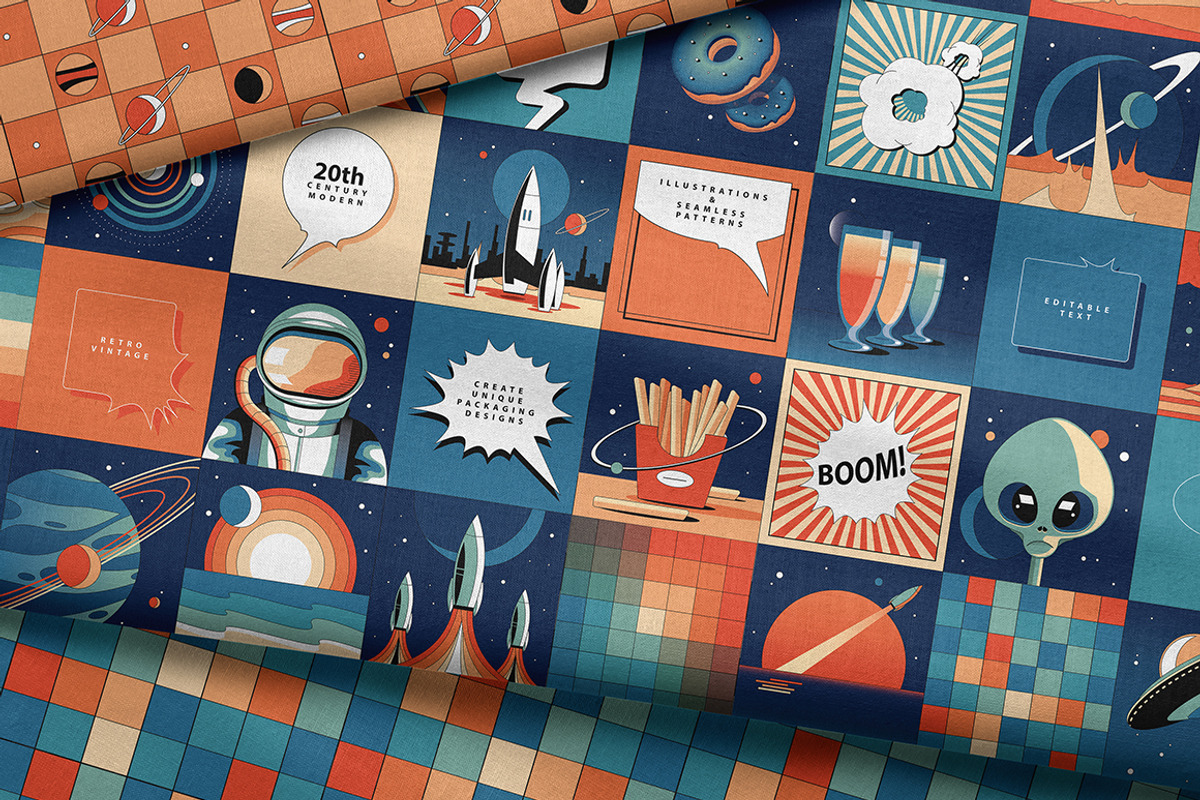 Space Chronicles Branding Collection, a Pattern Graphic by Polar Vectors (Photo 22 of 22)