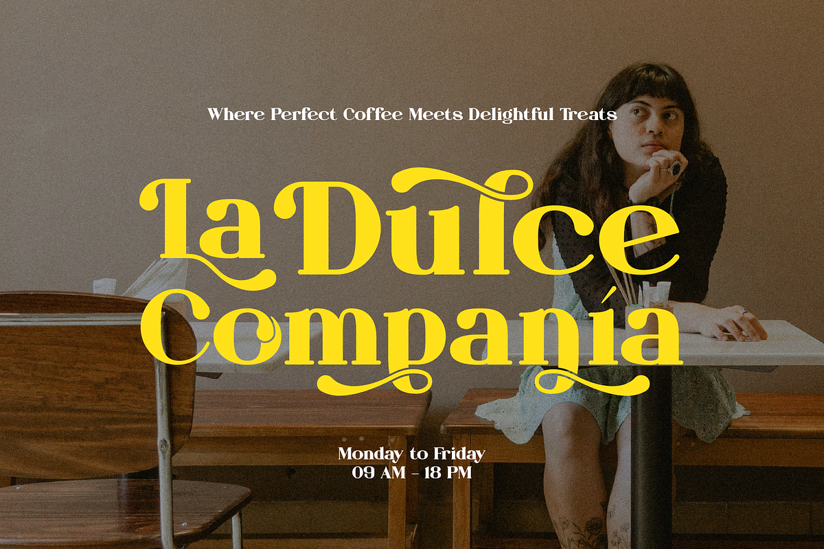 Qurgo Woody | Stylish Retro Serif, a Serif Font by Denustudios (Photo 3 of 13)