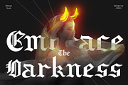 Manye – Blackletter Font, a Blackletter Font by Craft Supply Co. (Thumbnail 3 of 8)