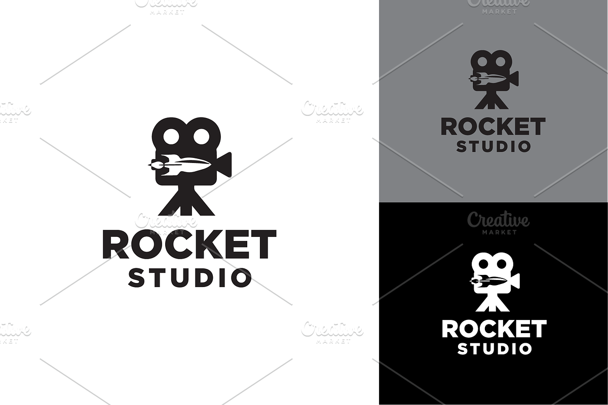 Rocket Studio Logo, a Design Template by zaqilogo