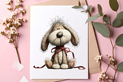 Whimsical Easter Dogs Clipart, an Illustration by SinaCreation (Thumbnail 10 of 11)