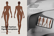 Female fashion figure templates, a Person Illustration by Asta Sia Le (Thumbnail 3 of 7)