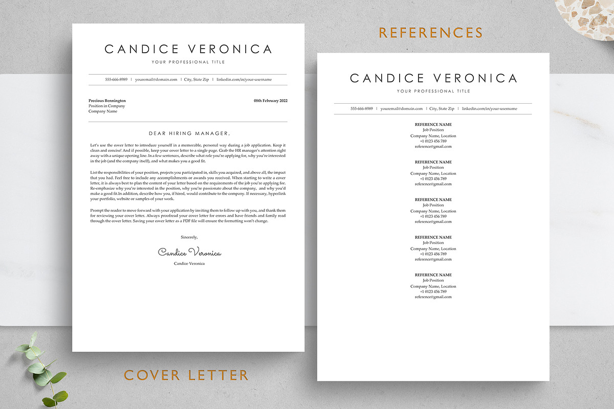 ATS Resume Template - CANDICE, a Resume Template by TheStandOutResume (Photo 4 of 7)