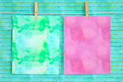 Watercolor Elements + Free Textures, an Object Graphic by Olya Creative (Thumbnail 8 of 9)