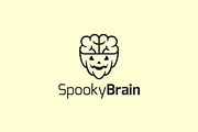 Spooky Brain Logo Template, a Branding & Logo Template by Graplick (Thumbnail 2 of 2)