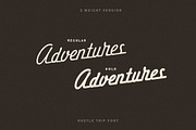 Hustle Trip Vintage Monoscript, a Script Font by Letterhend Studio (Thumbnail 4 of 9)