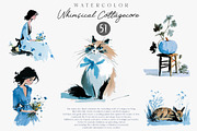 Whimsical Cottagecore Clipart Set, an Illustration by CreationArt (Thumbnail 5 of 7)