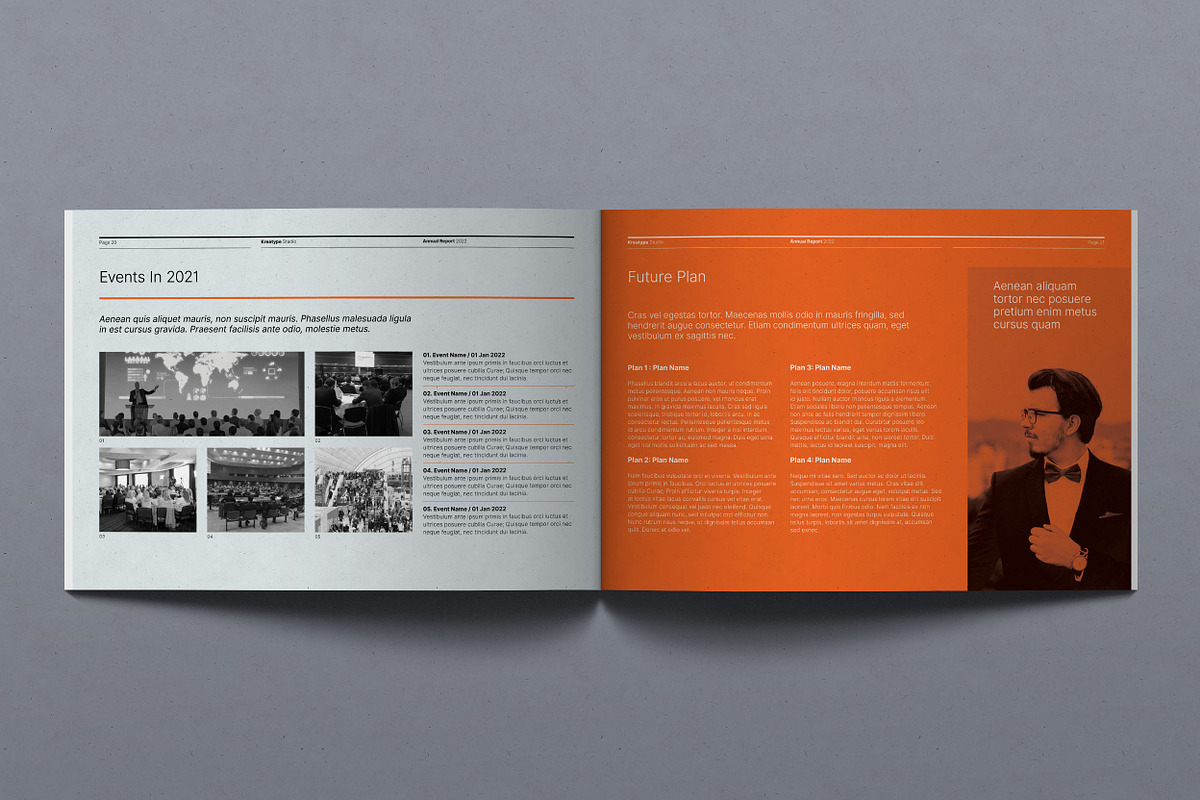 Kreatype Annual Report, a Brochure Template by Kreatype Studio (Photo 11 of 17)