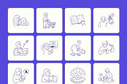 150 Empty States Doodles Bundle, an Outline Icon by Vectors Market (Thumbnail 9 of 10)