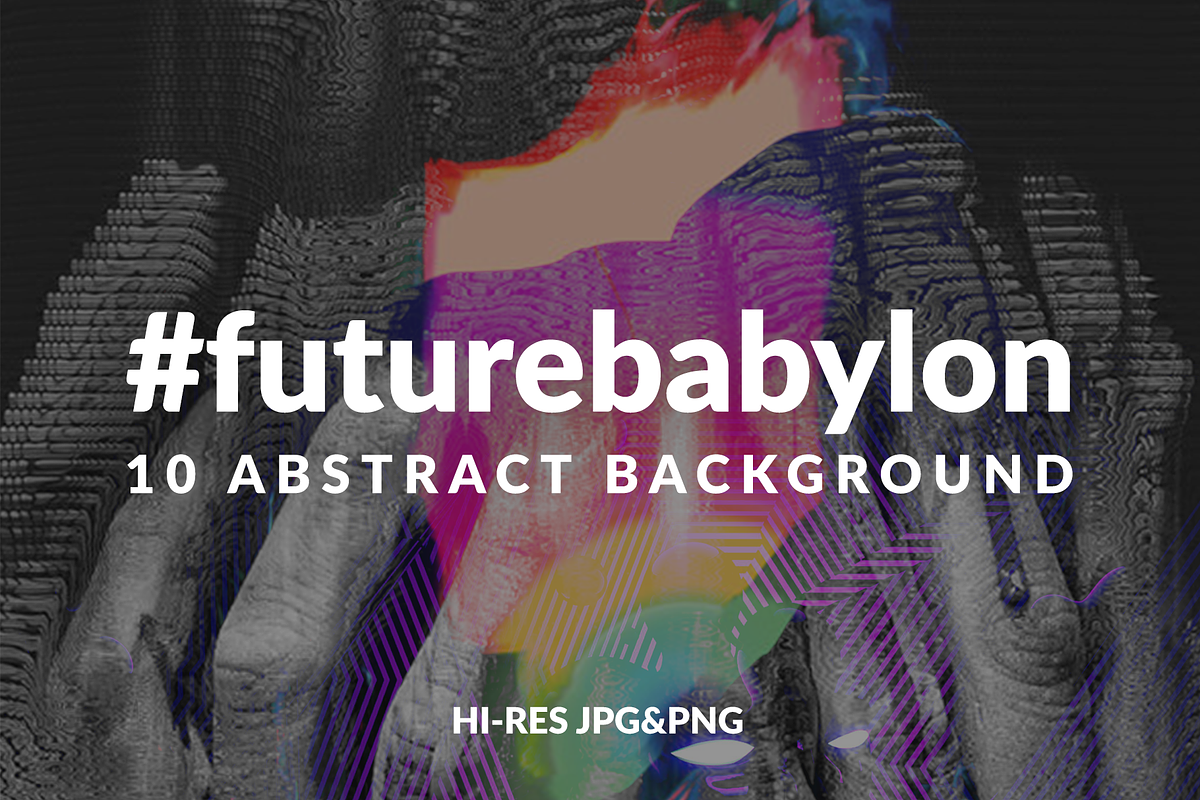 FutureBabylon~10 Abstract Posters, a Texture Graphic by picnictubesworld (Photo 1 of 11)
