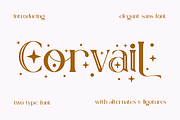 Corvail - Elegant Sans Font, a Font by PutraCetol Studio (Thumbnail 1 of 12)