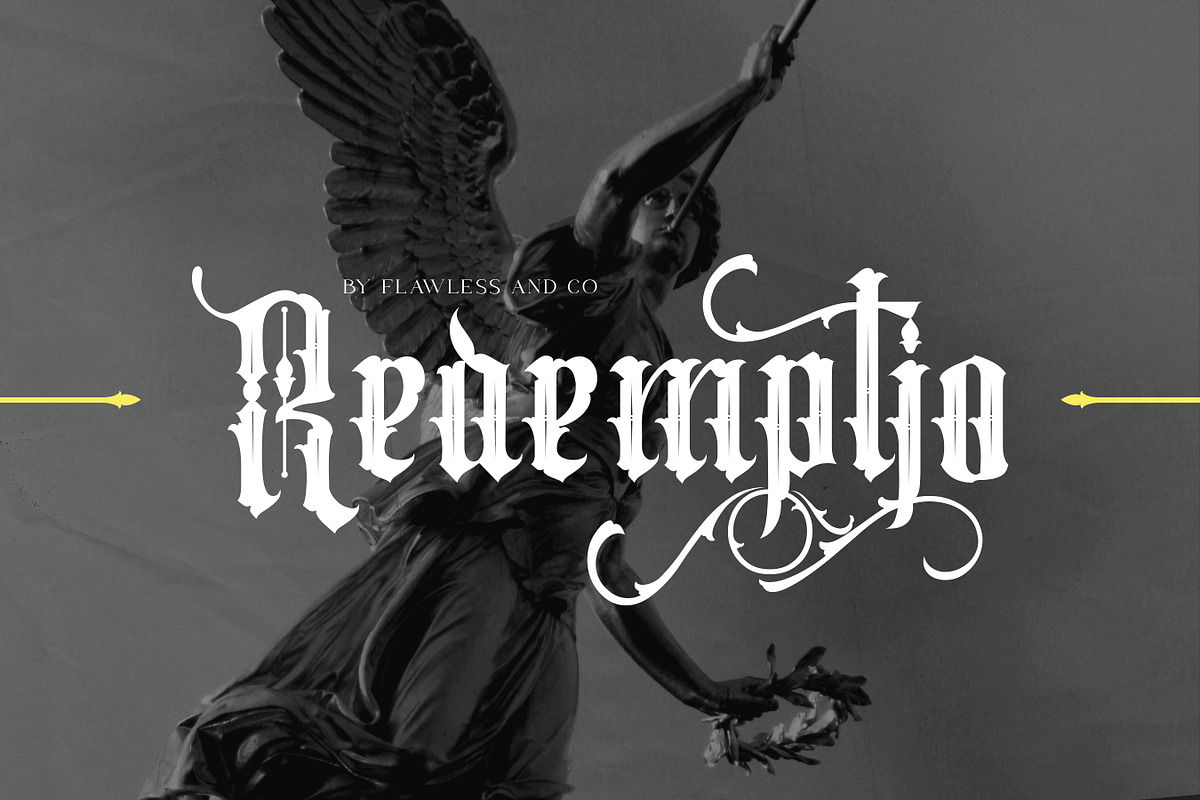 Bartley - Blackletter Font Type, a Blackletter Font by Flawless And Co (Photo 6 of 10)