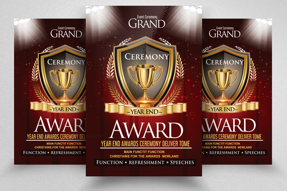 Grand Award Ceremony Flyer/Poster, a Flyer Template by Design Up