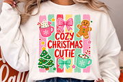 Striped Cozy Christmas Cutie PNG, a Seasonal Illustration by Design Art (Thumbnail 1 of 4)