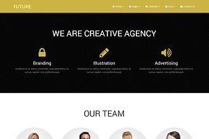 Future - Bootstrap WordPress Theme