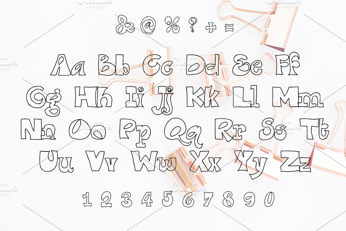 MARSH MELLOW Hand Lettered Font preview 3