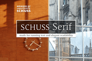 10 Fonts Schuss Serif Pro