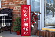 Christmas Porch Sign SVG Bundle, an Illustration by Dasagani (Thumbnail 2 of 12)